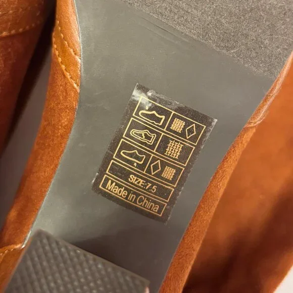 BAIT Footwear brown knee-high stretch boots size US 7.5 - Picture 5 of 6